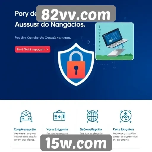 Recursos de segurança no site 82vv.com